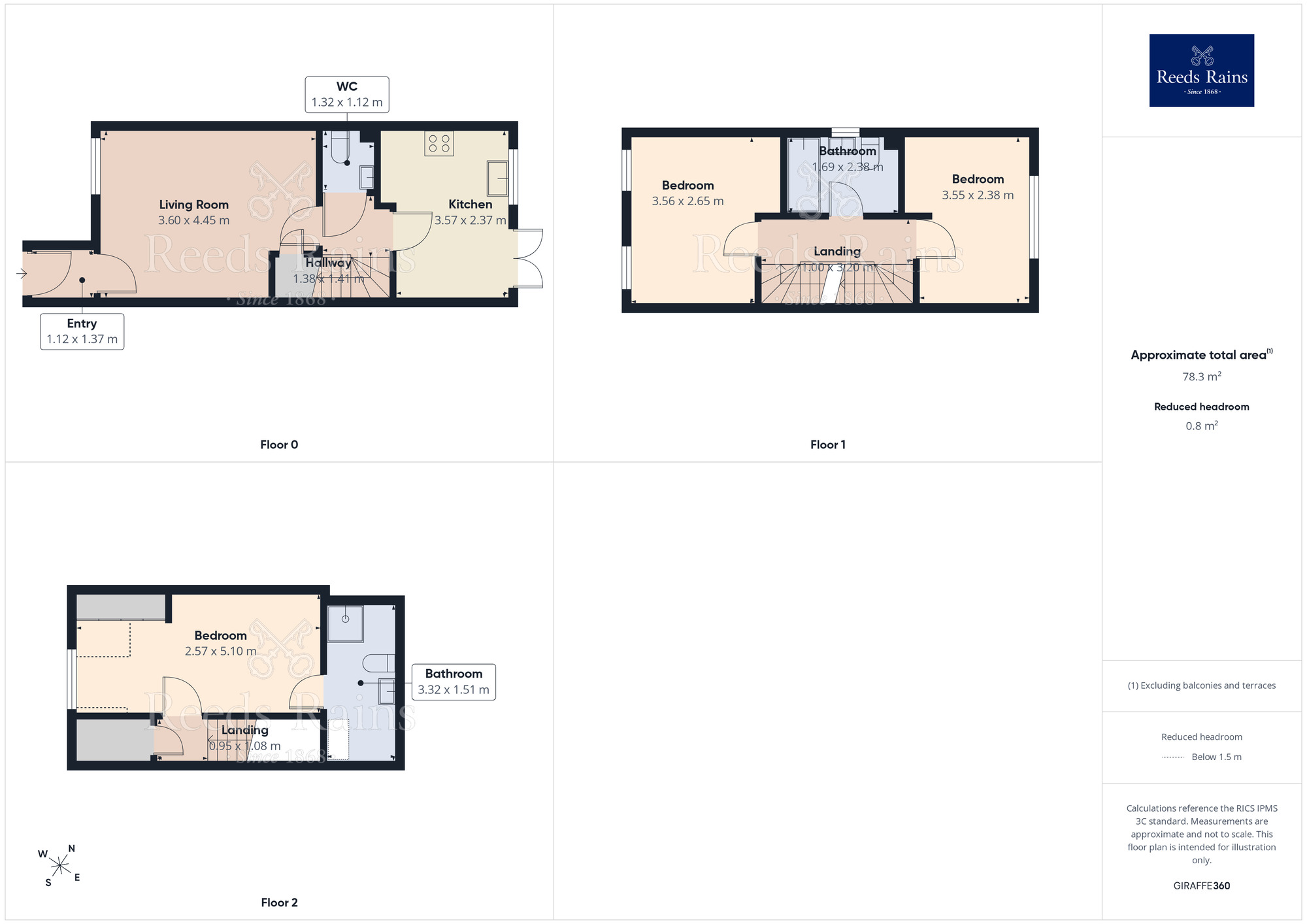 Floorplan of 3 bedroom End Terrace House to rent, Scatcherd Drive, Morley, West Yorkshire, LS27