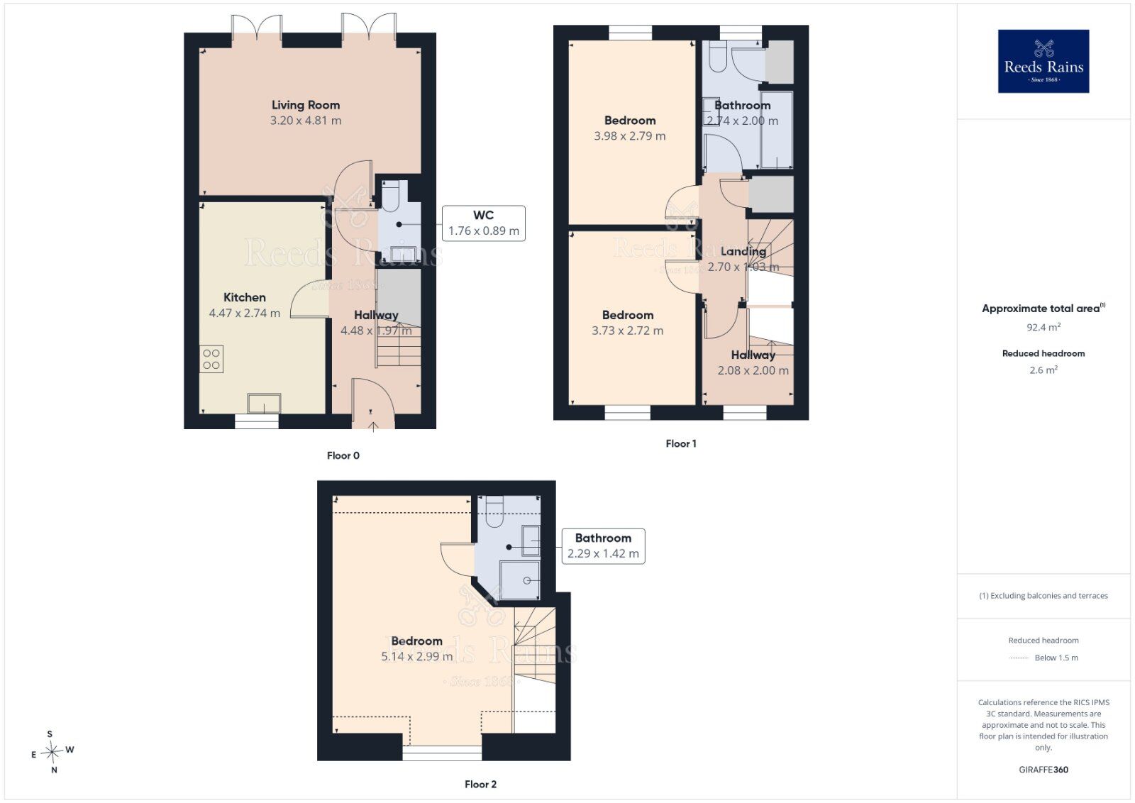 Floorplan of 3 bedroom End Terrace House for sale, Goffee Way, Morley, West Yorkshire, LS27