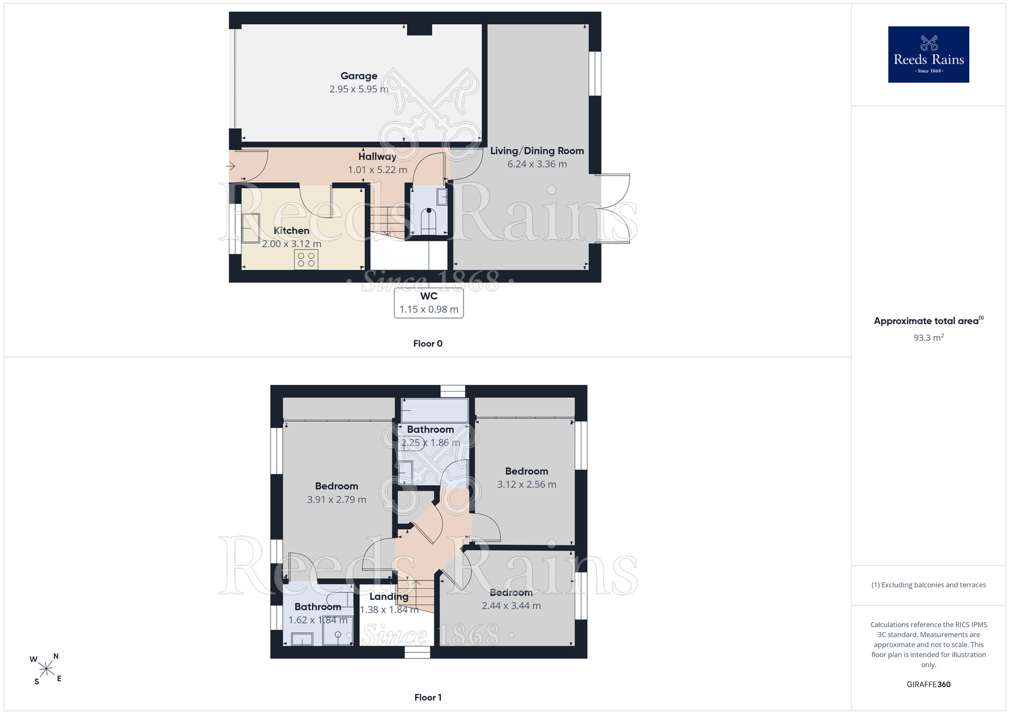 Floorplan of 3 bedroom Detached House to rent, Rotary Drive, Morley, Leeds, LS27