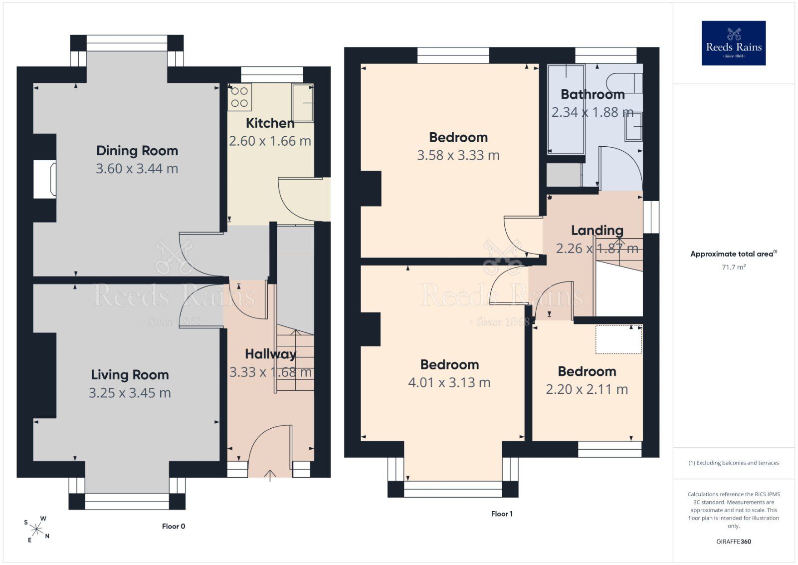 Floorplan of 3 bedroom Semi Detached House for sale, Corporation Street, Morley, West Yorkshire, LS27