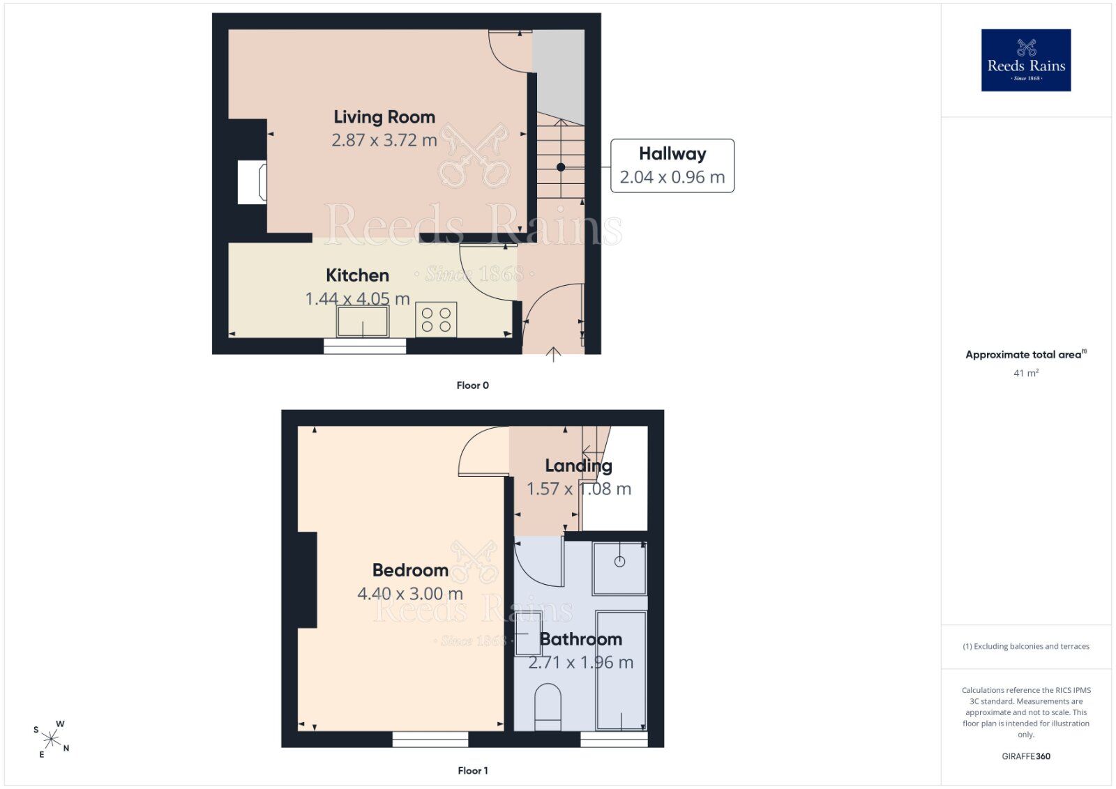 Floorplan of 1 bedroom Mid Terrace House for sale, Florence Terrace, Morley, West Yorkshire, LS27