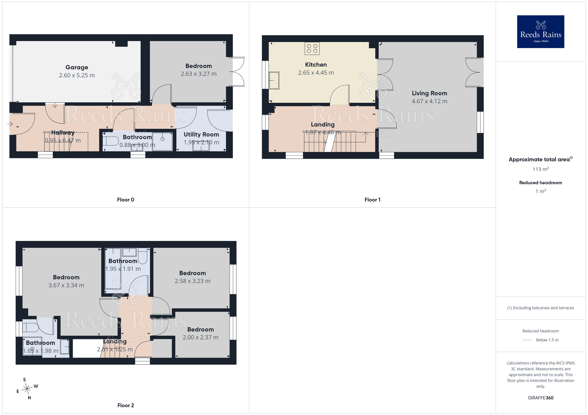 Floorplan of 4 bedroom End Terrace House to rent, Digpal Road, Churwell, Leeds, LS27