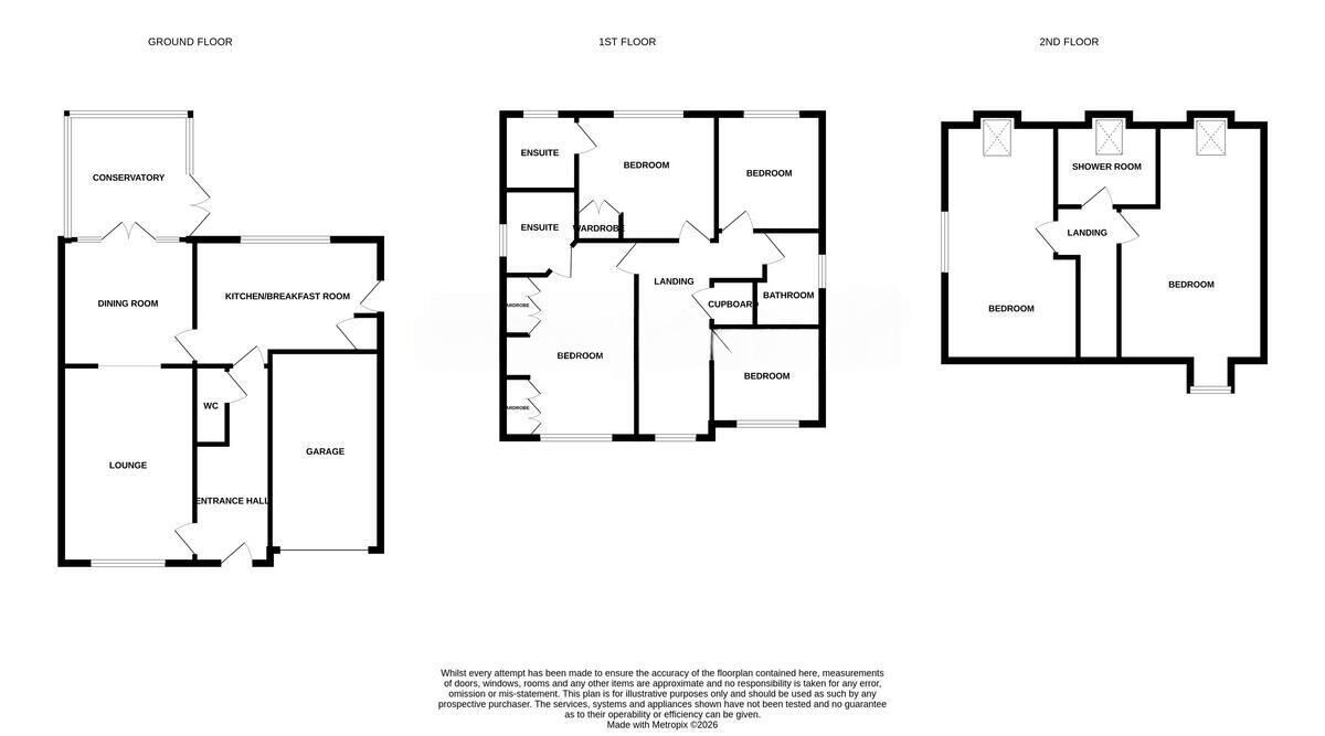 Floorplan of 6 bedroom Detached House for sale, Hallams Drive, Nantwich, Cheshire, CW5