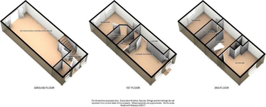 Floorplan of 3 bedroom Mid Terrace House for sale, Smithers Close, Stapeley, Cheshire, CW5