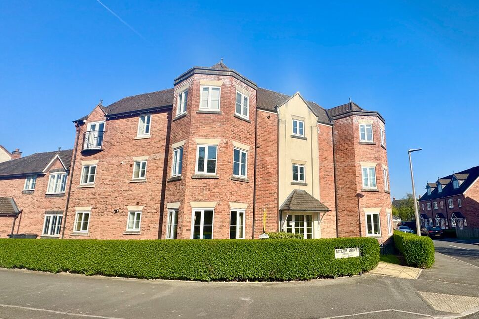 Main image of 2 bedroom  Flat for sale, Taylor Drive, Nantwich, Cheshire, CW5