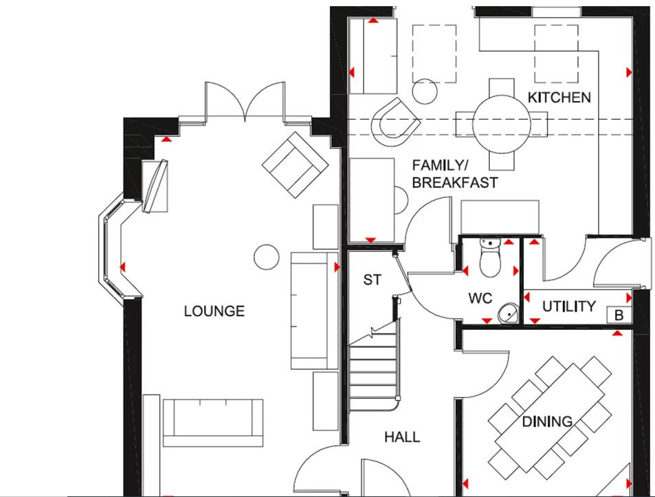 Floorplan of 5 bedroom Detached House for sale, Aylesbury Road, Henhull, Cheshire, CW5