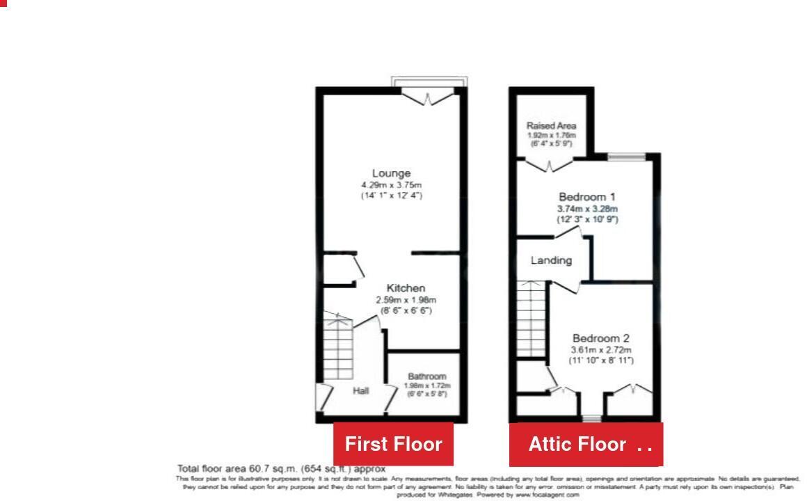Floorplan of 2 bedroom  Flat for sale, Kensington Court, Nantwich, Cheshire, CW5