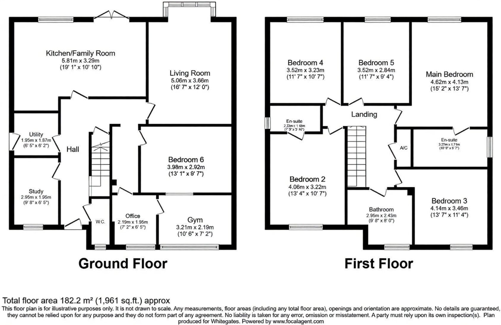 Floorplan of 5 bedroom Detached House for sale, Halfpenny Close, Stapeley, Cheshire, CW5