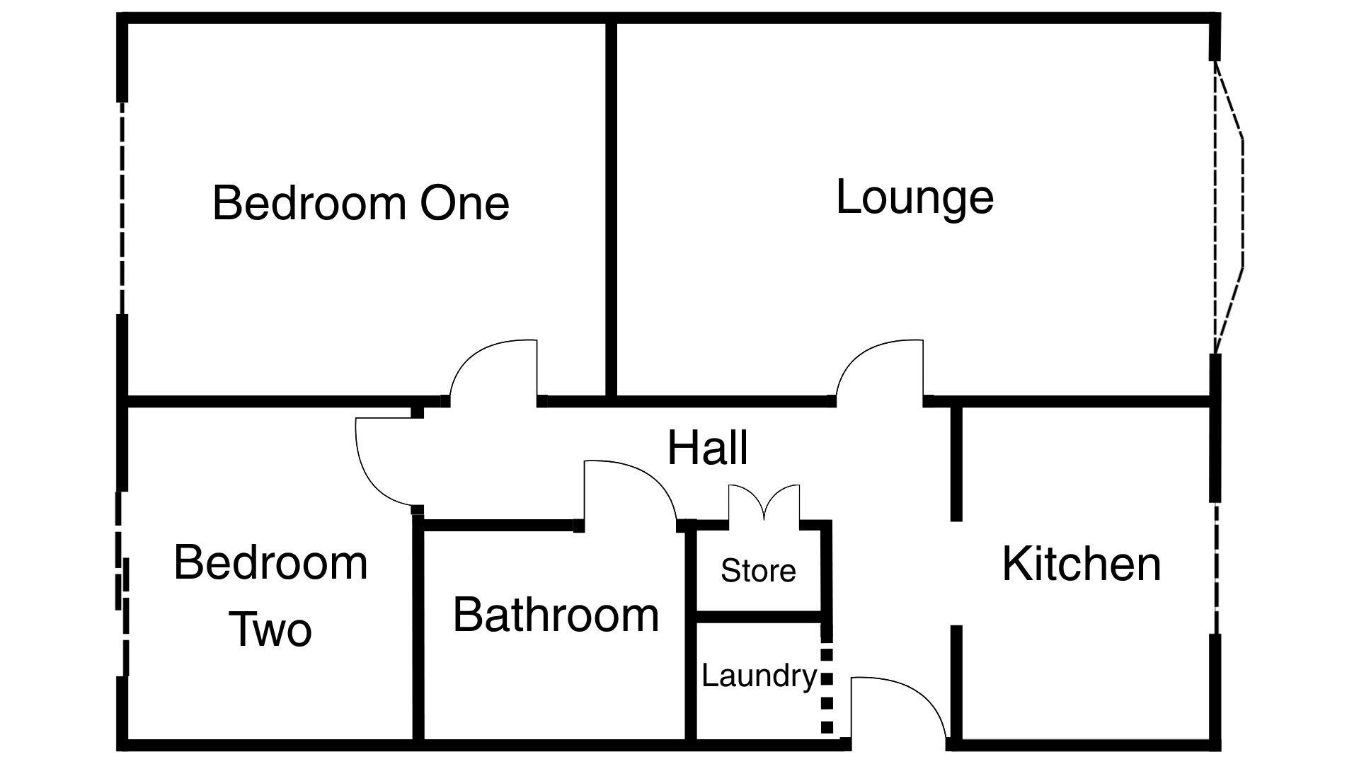 Floorplan of 2 bedroom Mid Terrace Bungalow for sale, Mansion Court, Hospital Street, Cheshire, CW5