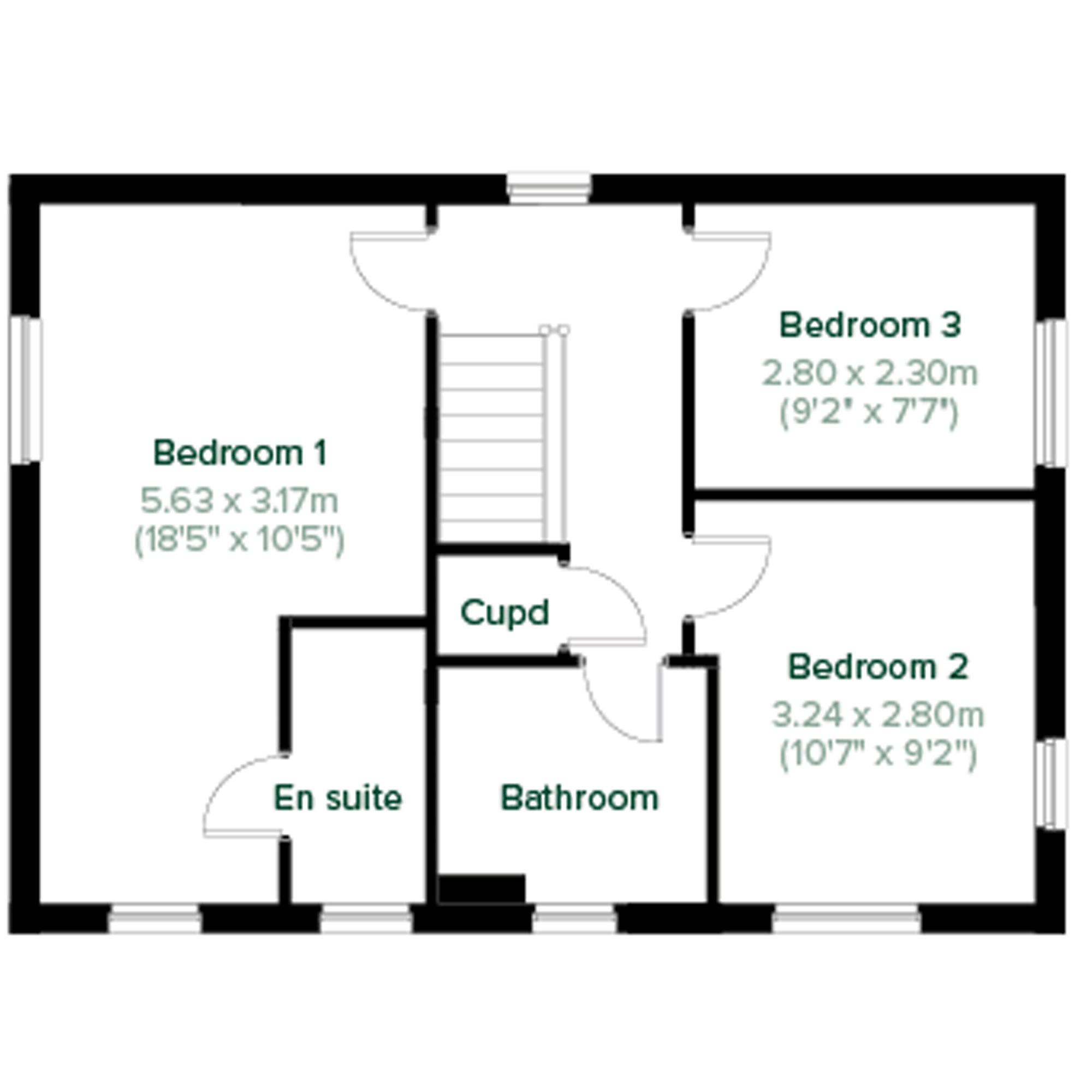 Floorplan of 3 bedroom Detached House for sale, Sundew Road, Shavington, Cheshire, CW2