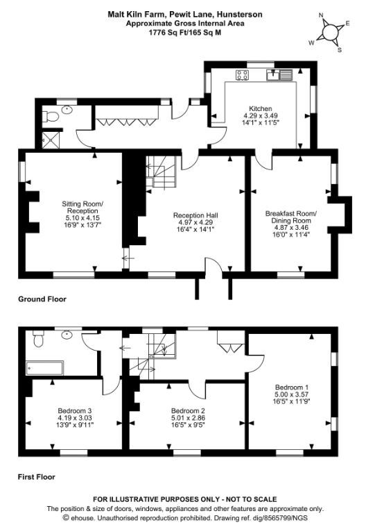 Floorplan of 4 bedroom Detached House to rent, Pewit Lane, Hunsterson, Cheshire, CW5