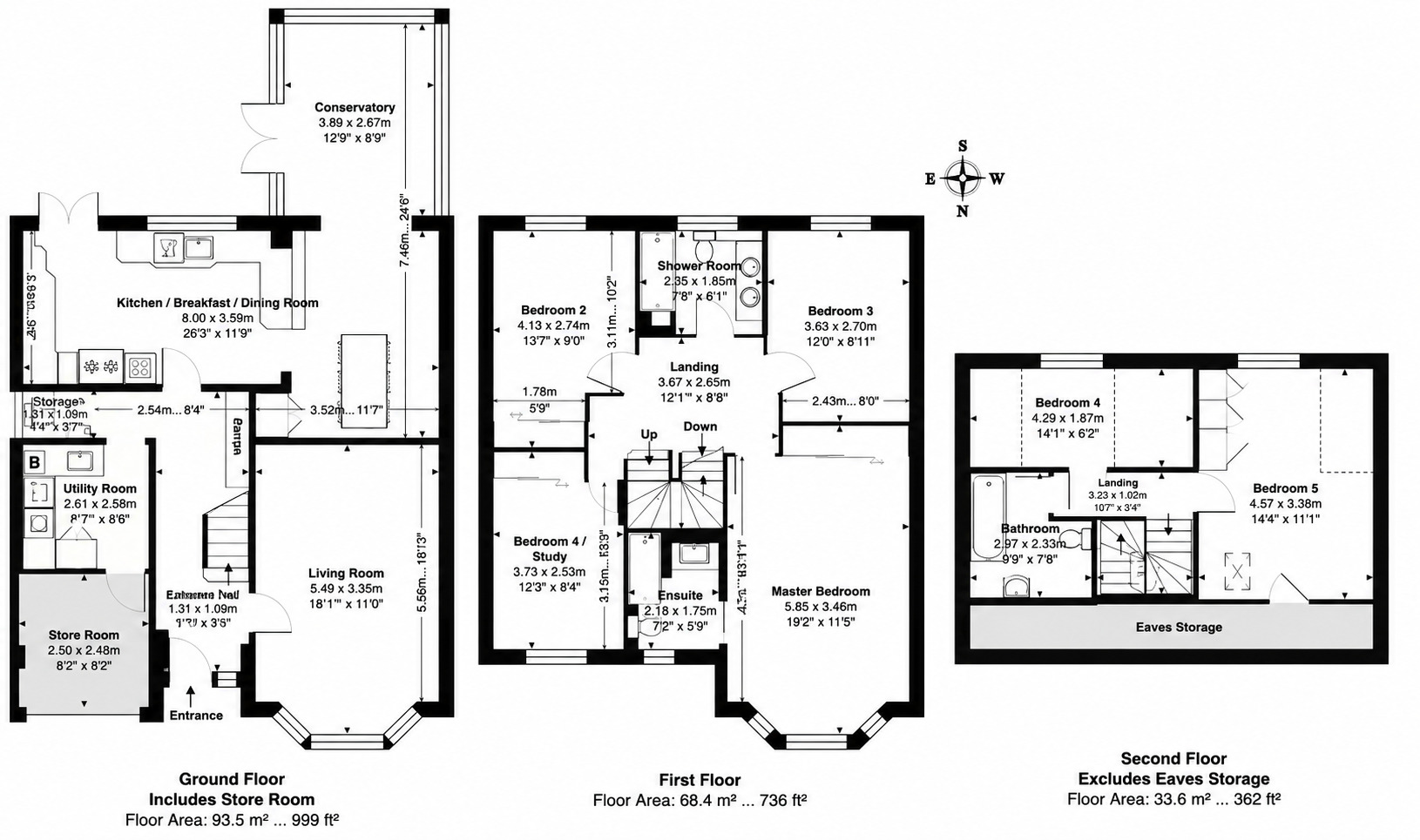 Floorplan of 6 bedroom Detached House for sale, Church Way, Wybunbury, Cheshire, CW5