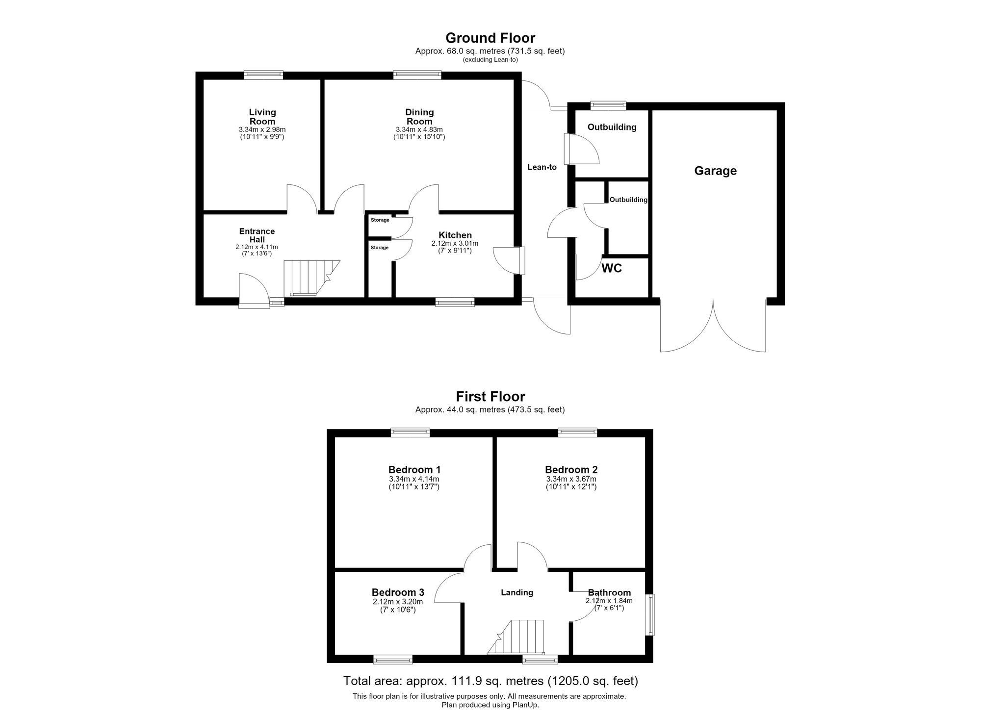 Floorplan of 3 bedroom Semi Detached House for sale, Whitchurch Road, Audlem, Cheshire, CW3