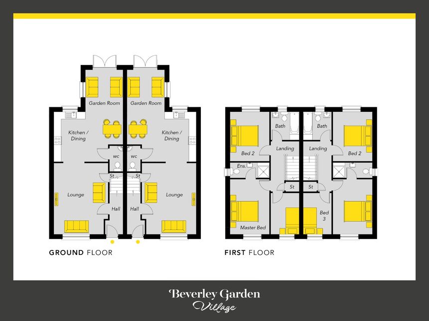3 bedroom Semi Detached House for sale, Beverley Garden Village, Bangor