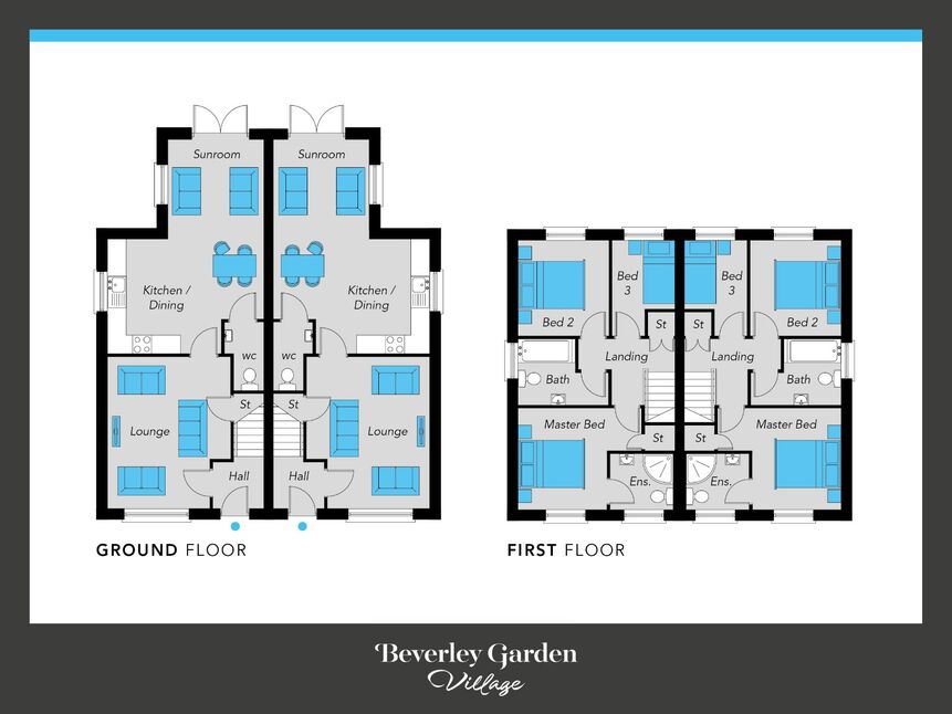 3 bedroom Semi Detached House for sale, Beverley Garden Village, Bangor