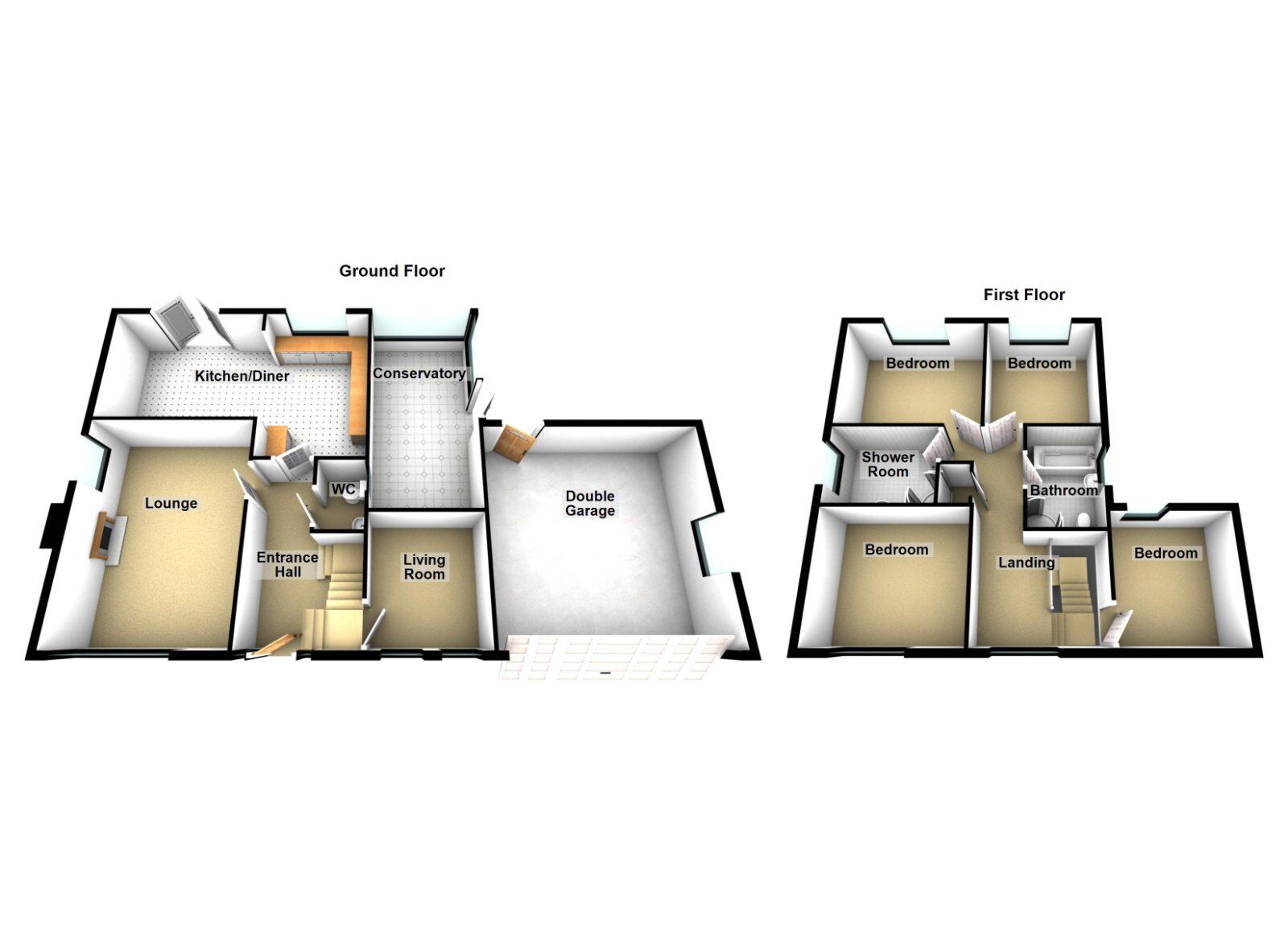 Floorplan of 4 bedroom Detached House for sale, Manse Park, Newtownards, County Down, BT23