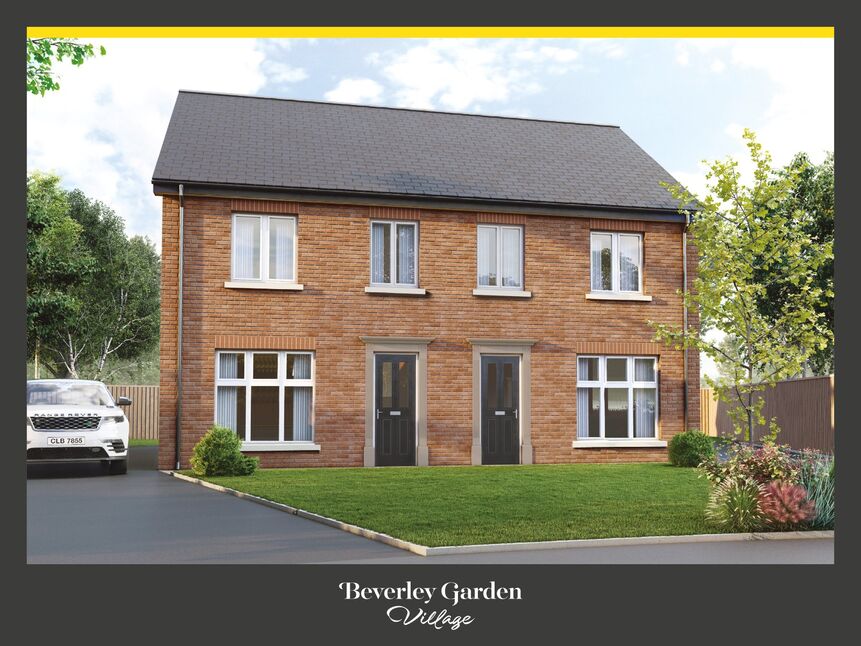 Main image of 3 bedroom Semi Detached House for sale, Beverley Garden Village, Bangor Road, County Down, BT23