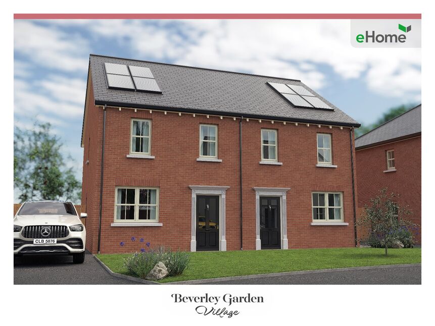 Main image of 3 bedroom Semi Detached House for sale, Beverley Garden Village, Bangor Road, County Down, BT23