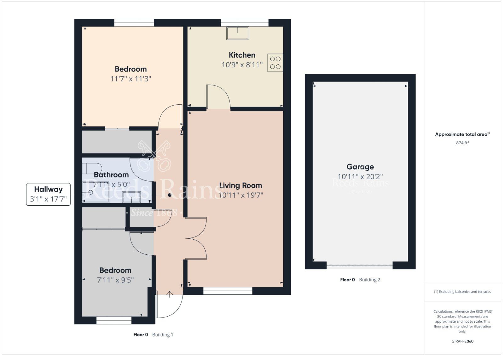 Floorplan of 2 bedroom Flat for sale, Upper North Street, Newtownards, County Down, BT23