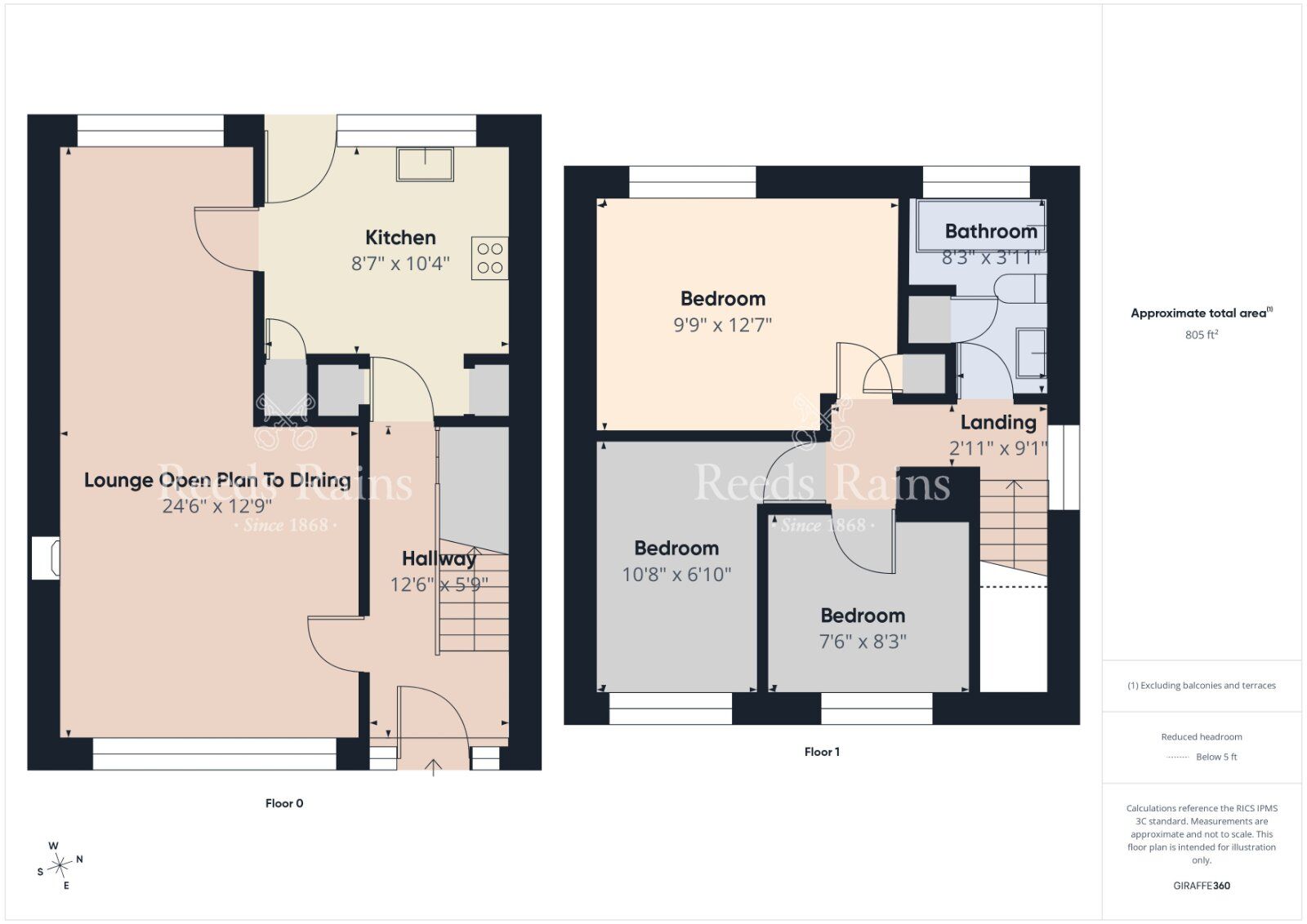 Floorplan of 3 bedroom Semi Detached House for sale, Wood Island Park, Newtownards, County Down, BT23