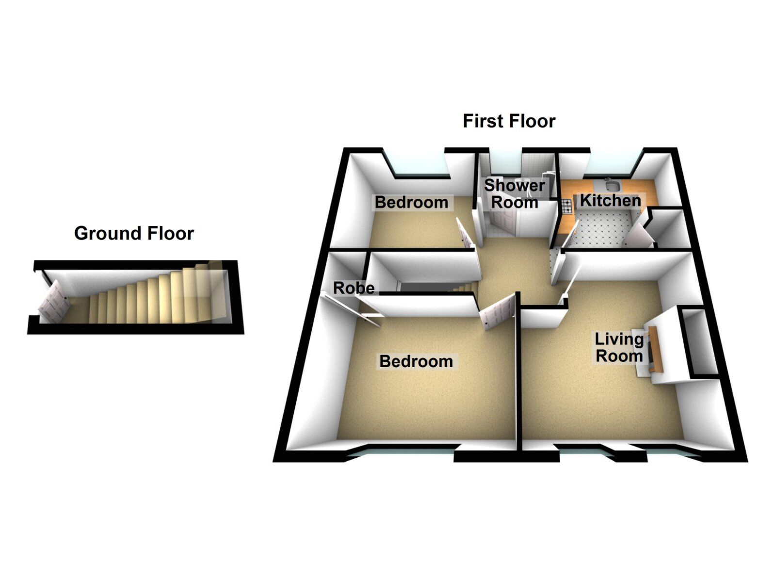 Floorplan of 2 bedroom  Flat for sale, Rathmullan Drive, Newtownards, County Down, BT23