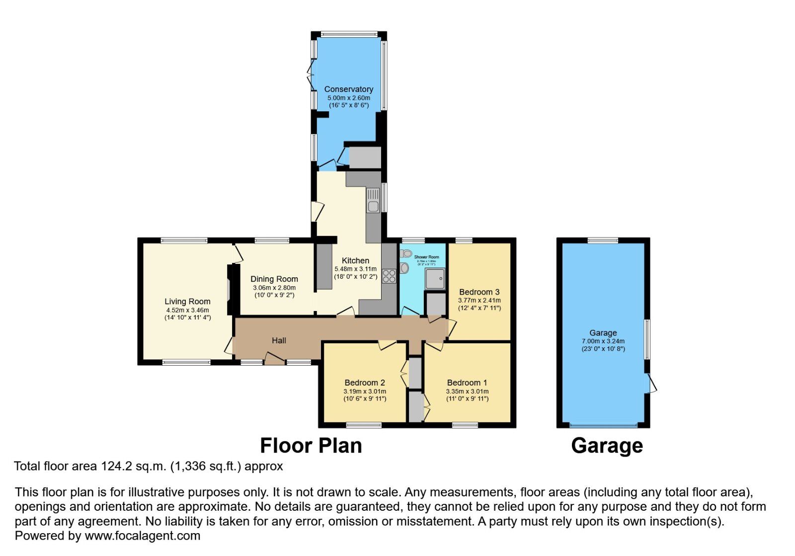Floorplan of 3 bedroom Detached Bungalow for sale, Stewart Road, Newtownards, County Down, BT23