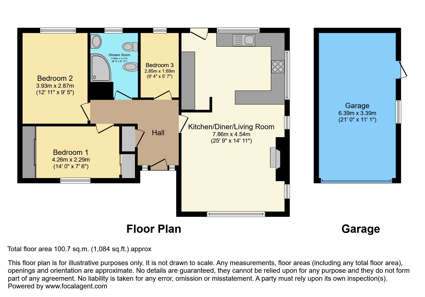 Floorplan of 3 bedroom Detached Bungalow for sale, Strangford Heights, Newtownards, BT23