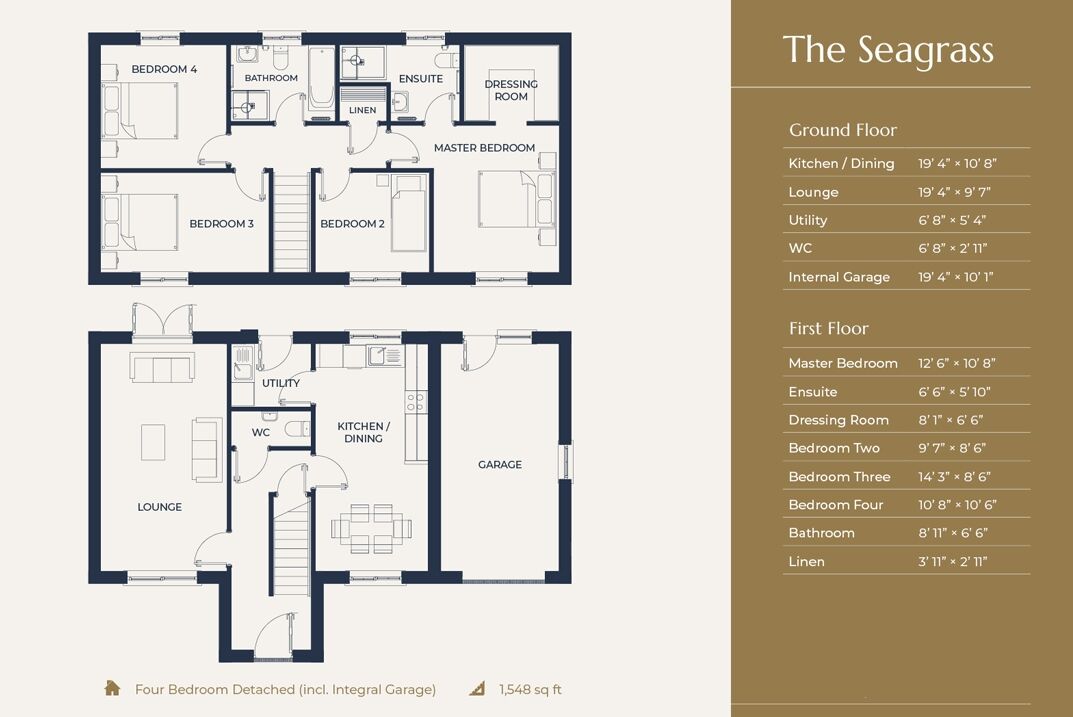 Floorplan of 4 bedroom Detached House for sale, St Andrews Point, Shore Road, County Down, BT22