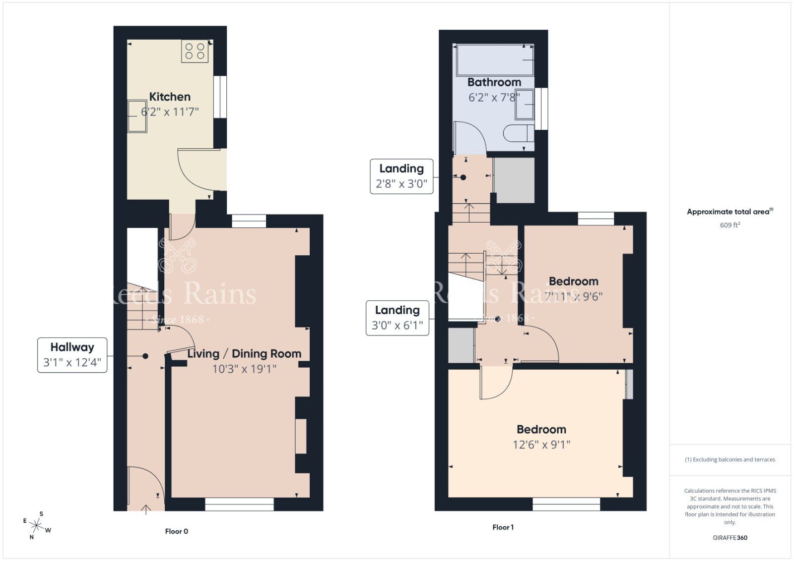 Floorplan of 2 bedroom Mid Terrace House for sale, Scrabo Road, Newtownards, County Down, BT23