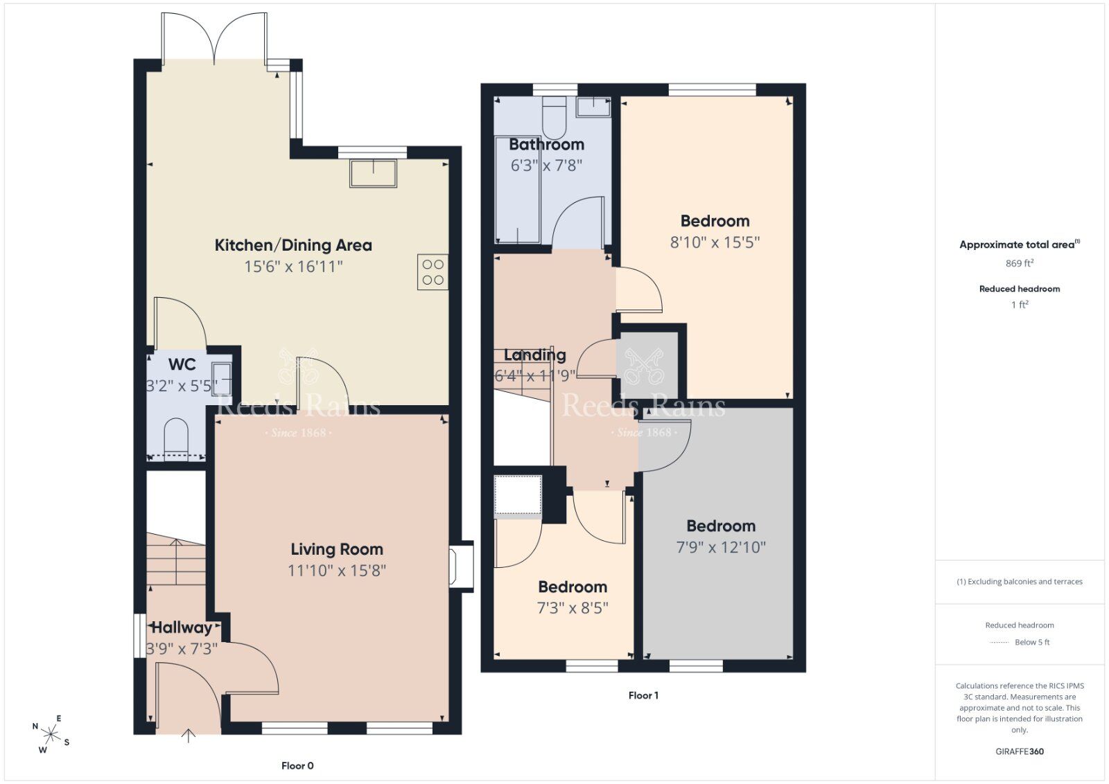 Floorplan of 3 bedroom End Terrace House for sale, River Hill Crescent, Newtownards, County Down, BT23