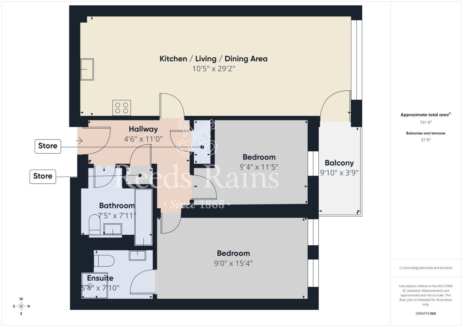 Floorplan of 2 bedroom Flat for sale, Frances Street, Newtownards, County Down, BT23