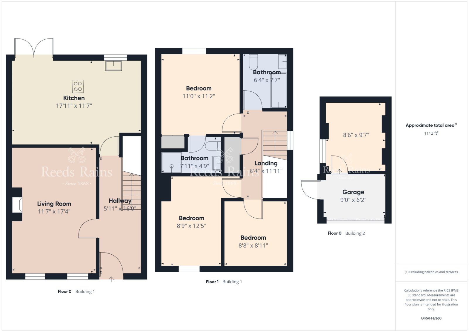Floorplan of 3 bedroom Semi Detached House for sale, The Moatlands, Ballyhalbert, County Down, BT22
