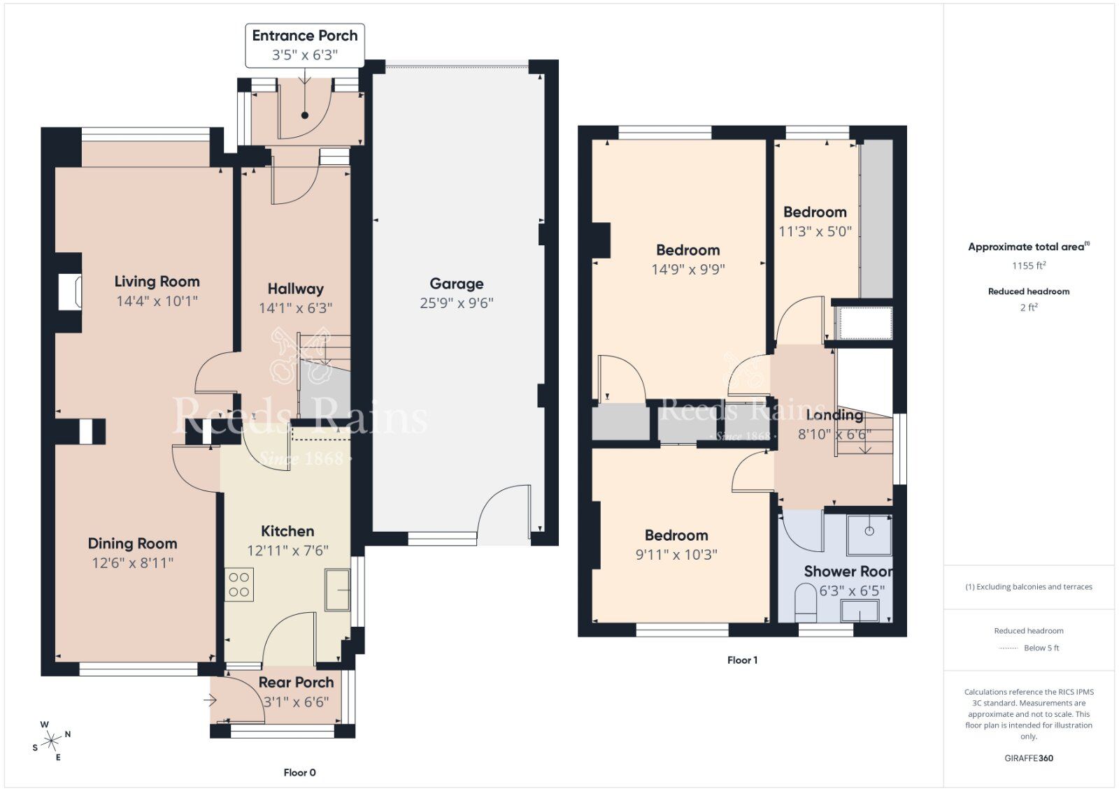 Floorplan of 3 bedroom Semi Detached House for sale, Rosevale Avenue, Newtownards, County Down, BT23