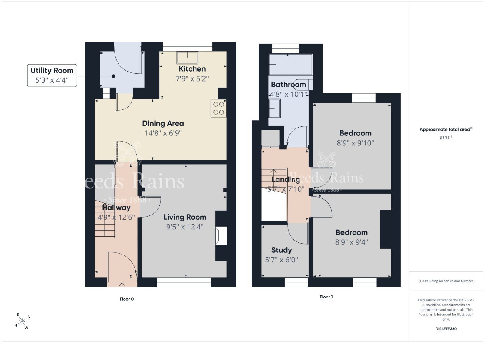 Floorplan of 2 bedroom Mid Terrace House for sale, Scrabo Road, Newtownards, County Down, BT23