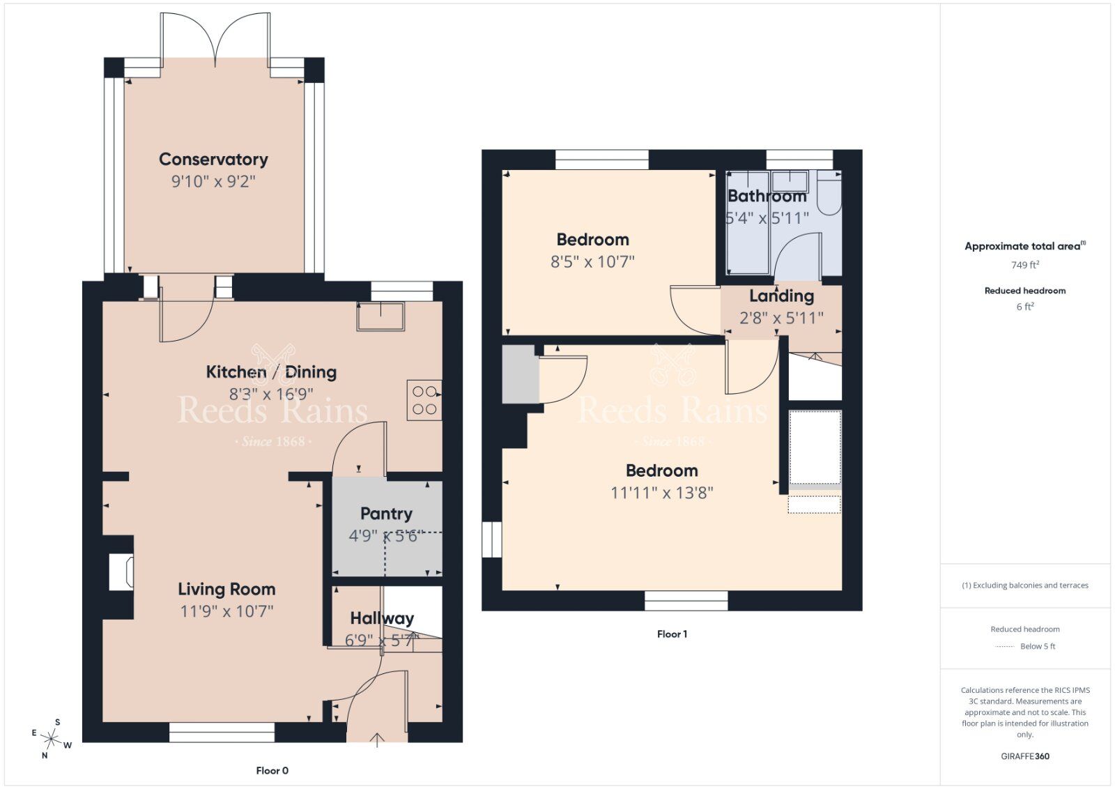 Floorplan of 2 bedroom End Terrace House for sale, Spelga Place, Newtownards, County Down, BT23