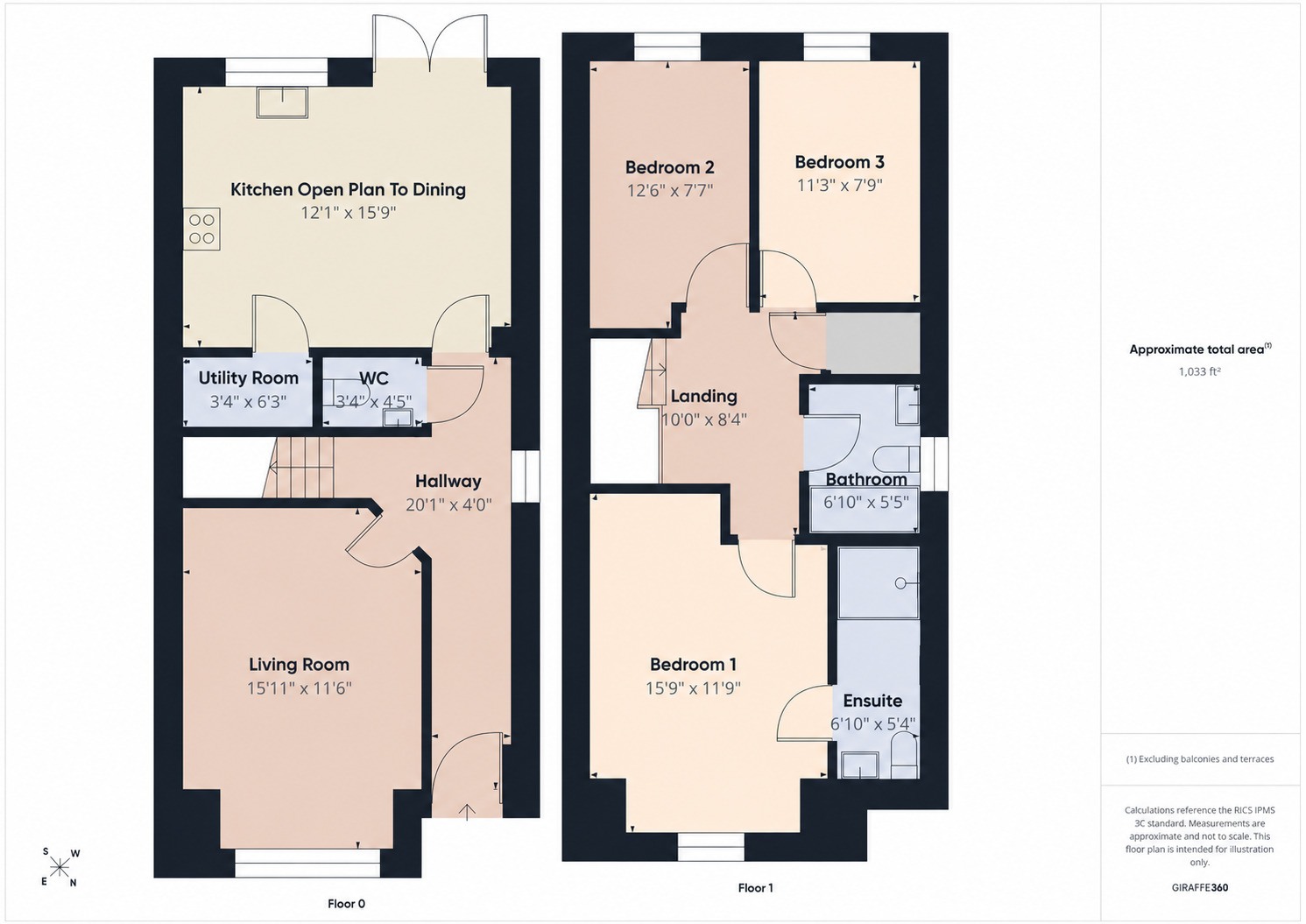 Floorplan of 3 bedroom Semi Detached House for sale, Faulkner Grove, Bangor, County Down, BT20