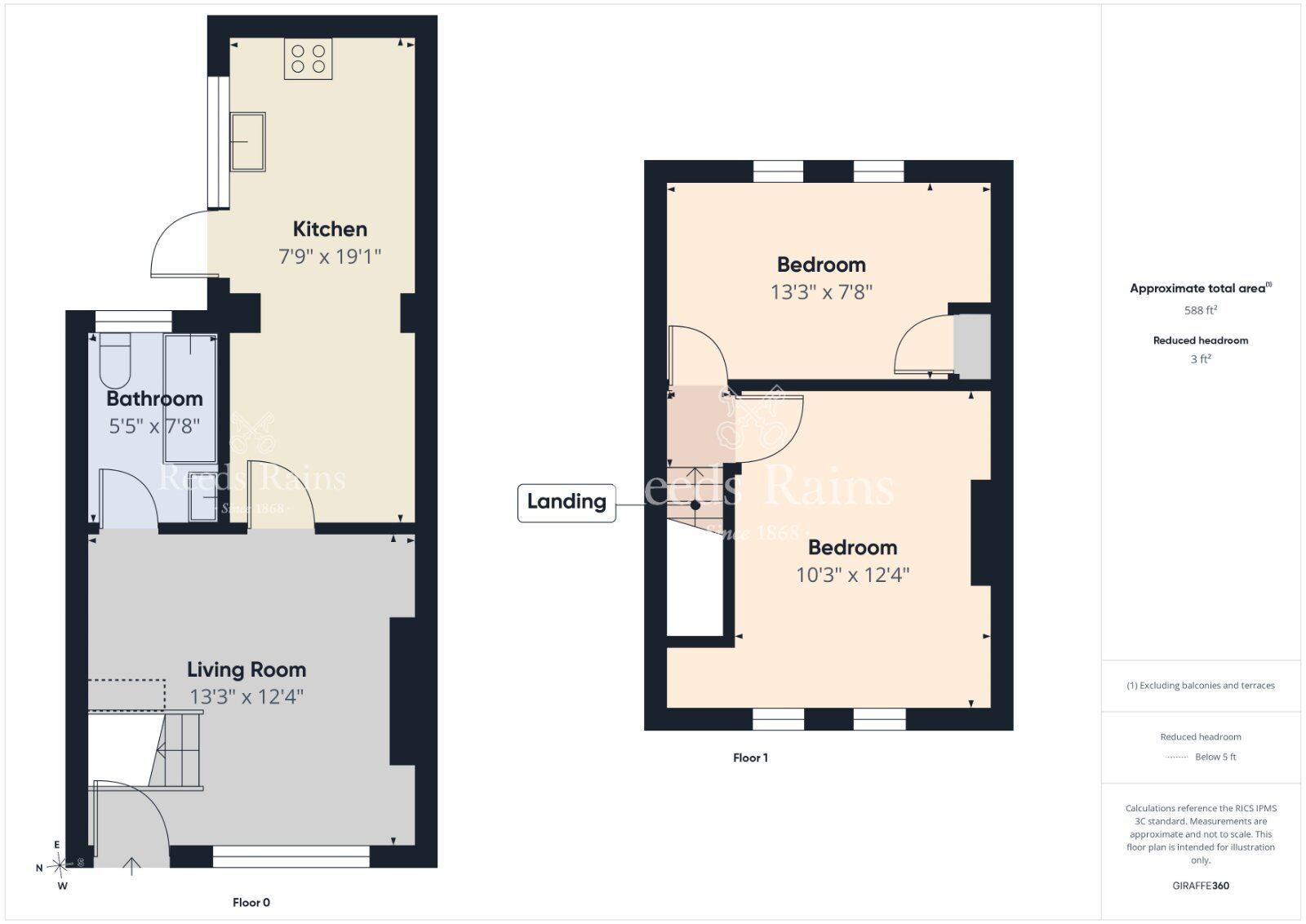 Floorplan of 2 bedroom Mid Terrace House for sale, Ann Street, Newtownards, County Down, BT23
