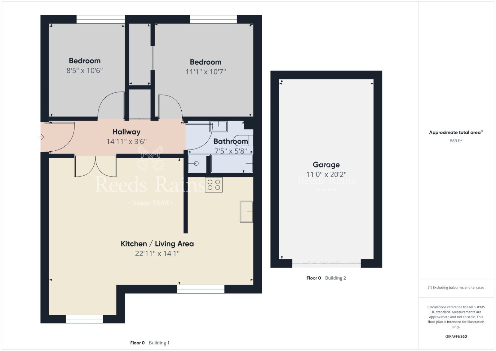 Floorplan of 2 bedroom Flat for sale, Upper North Street, Newtownards, County Down, BT23