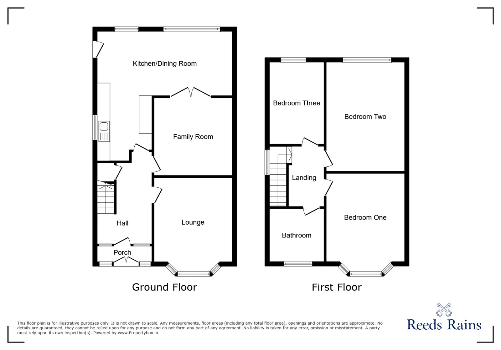Floorplan of 3 bedroom Semi Detached House to rent, Liverpool Road, Newcastle, Staffordshire, ST5
