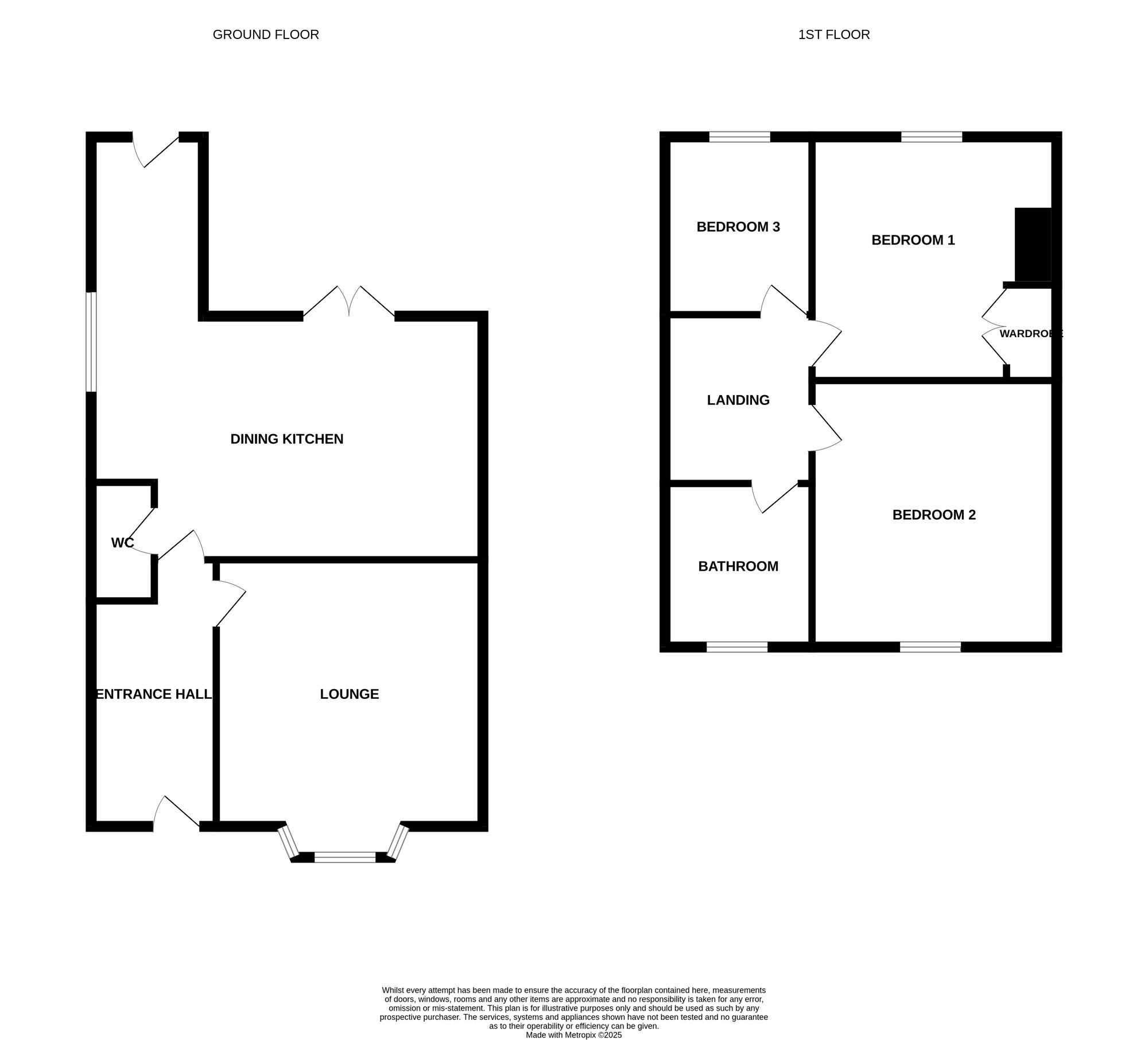 Floorplan of 3 bedroom Semi Detached House for sale, Hollinshead Avenue, Newcastle, Staffordshire, ST5