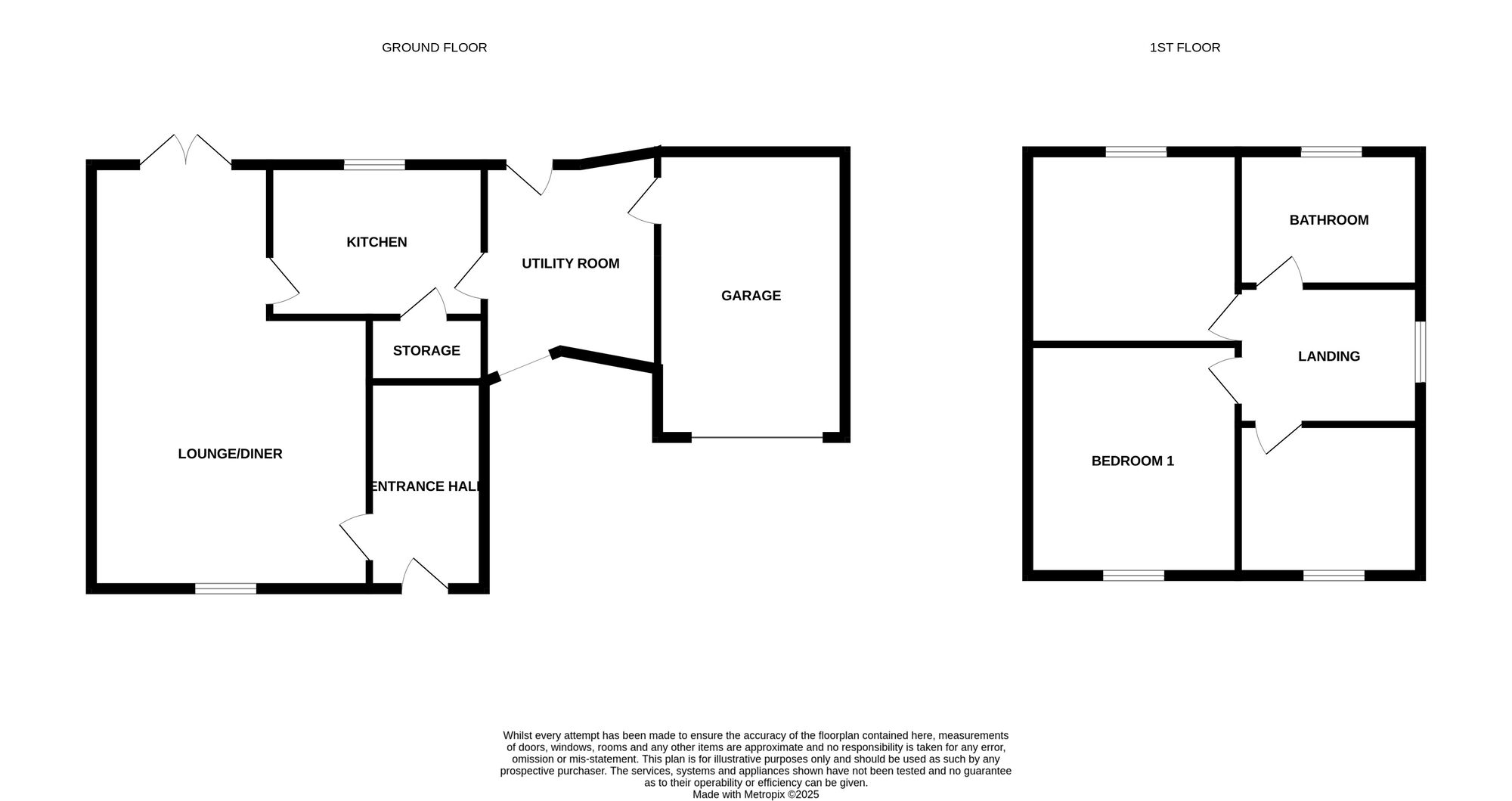 Floorplan of 3 bedroom Semi Detached House for sale, Etruria Road, Newcastle, Staffordshire, ST5