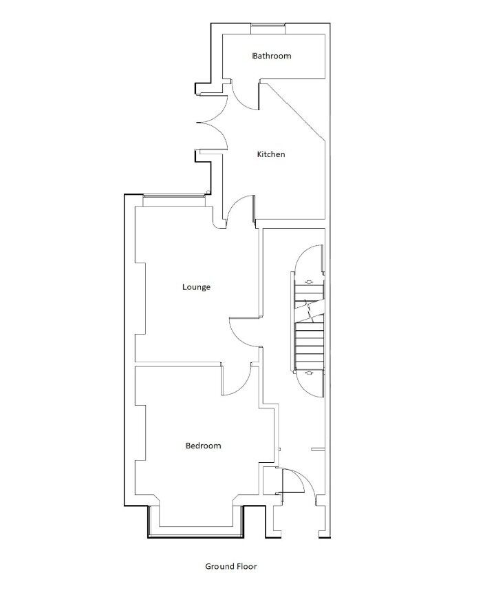 Floorplan of 1 bedroom  Flat to rent, Grosvenor Road, Newcastle, Staffordshire, ST5