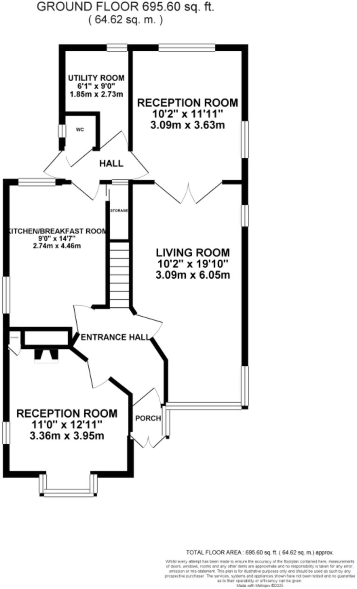 Floorplan of 4 bedroom Detached House for sale, Stone Road, Stoke-on-Trent, Staffordshire, ST4