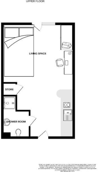 Floorplan of 1 bedroom  Flat for sale, The Midway, Newcastle, Staffordshire, ST5