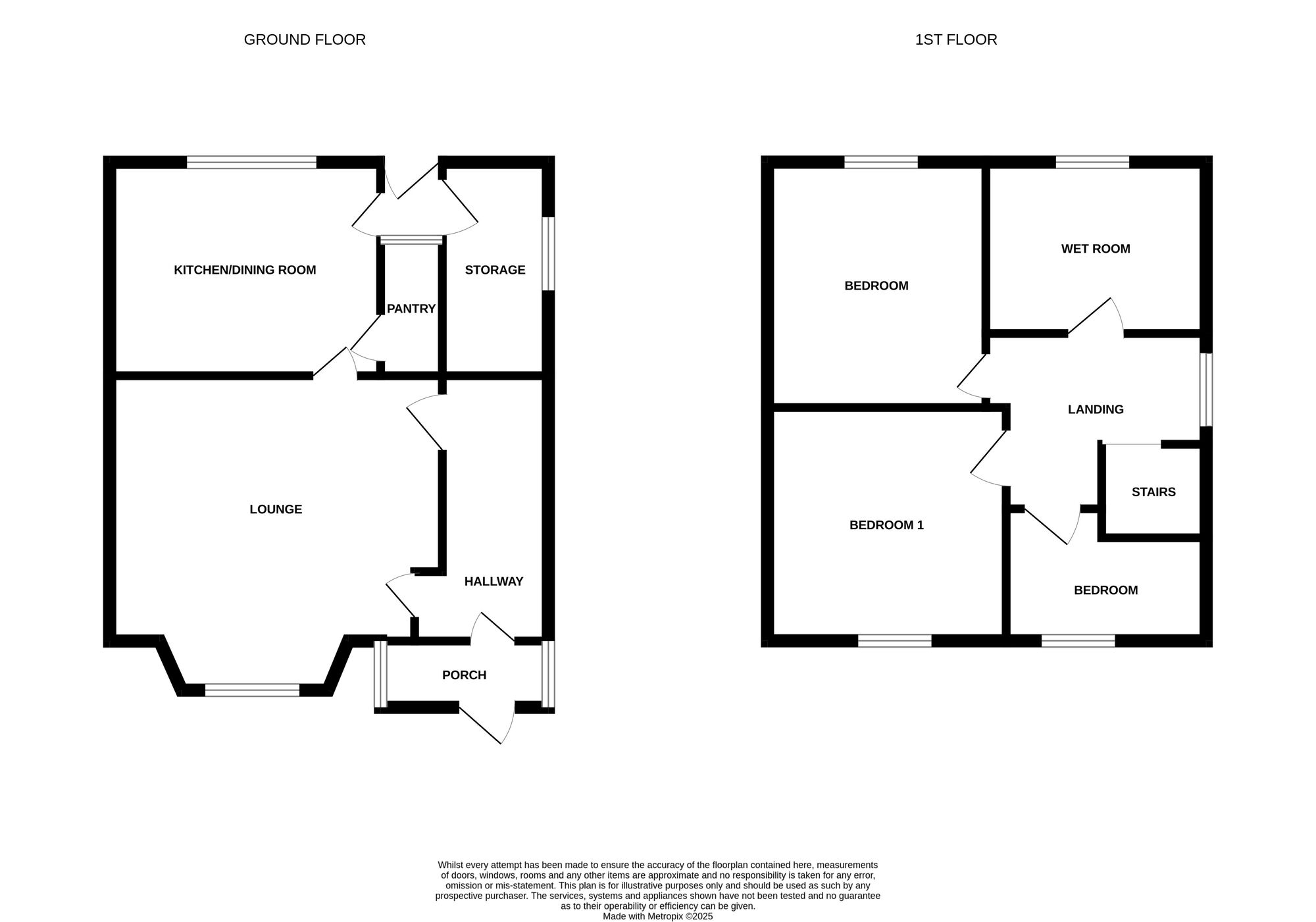 Floorplan of 3 bedroom Semi Detached House for sale, Highfield Avenue, Newcastle, ST5