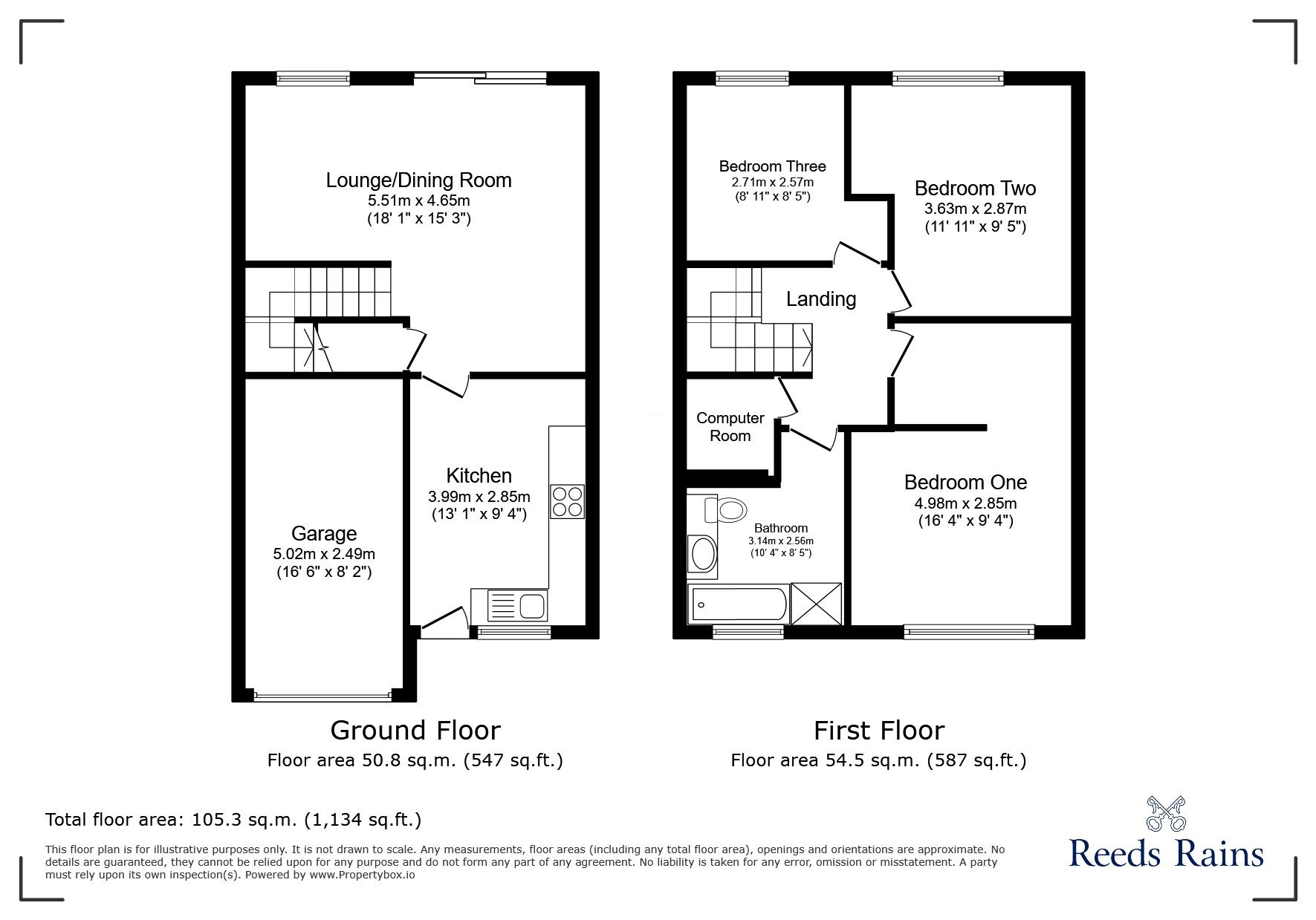 Floorplan of 3 bedroom Mid Terrace House for sale, Heath Street, Newcastle, Staffordshire, ST5