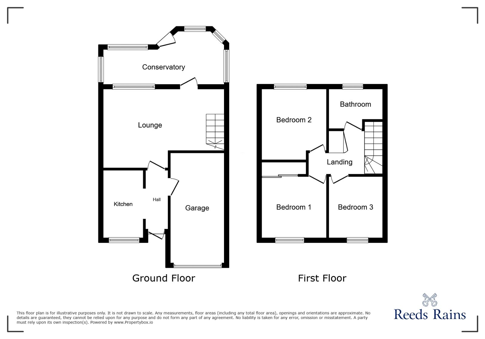 Floorplan of 3 bedroom Semi Detached House to rent, Glamis Drive, Stone, Staffordshire, ST15