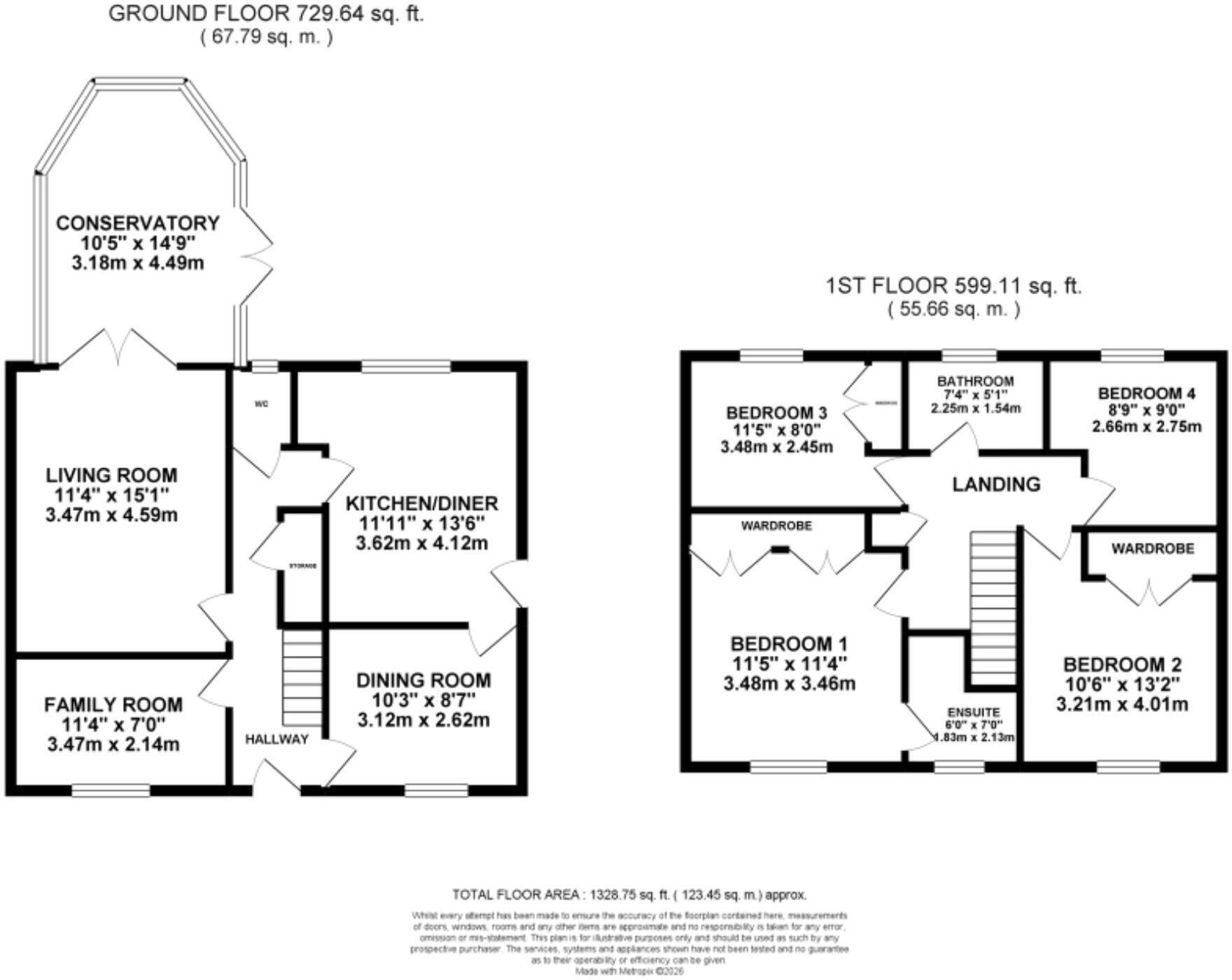 Floorplan of 4 bedroom Detached House for sale, All Saints Road, Stoke-on-Trent, Staffordshire, ST4