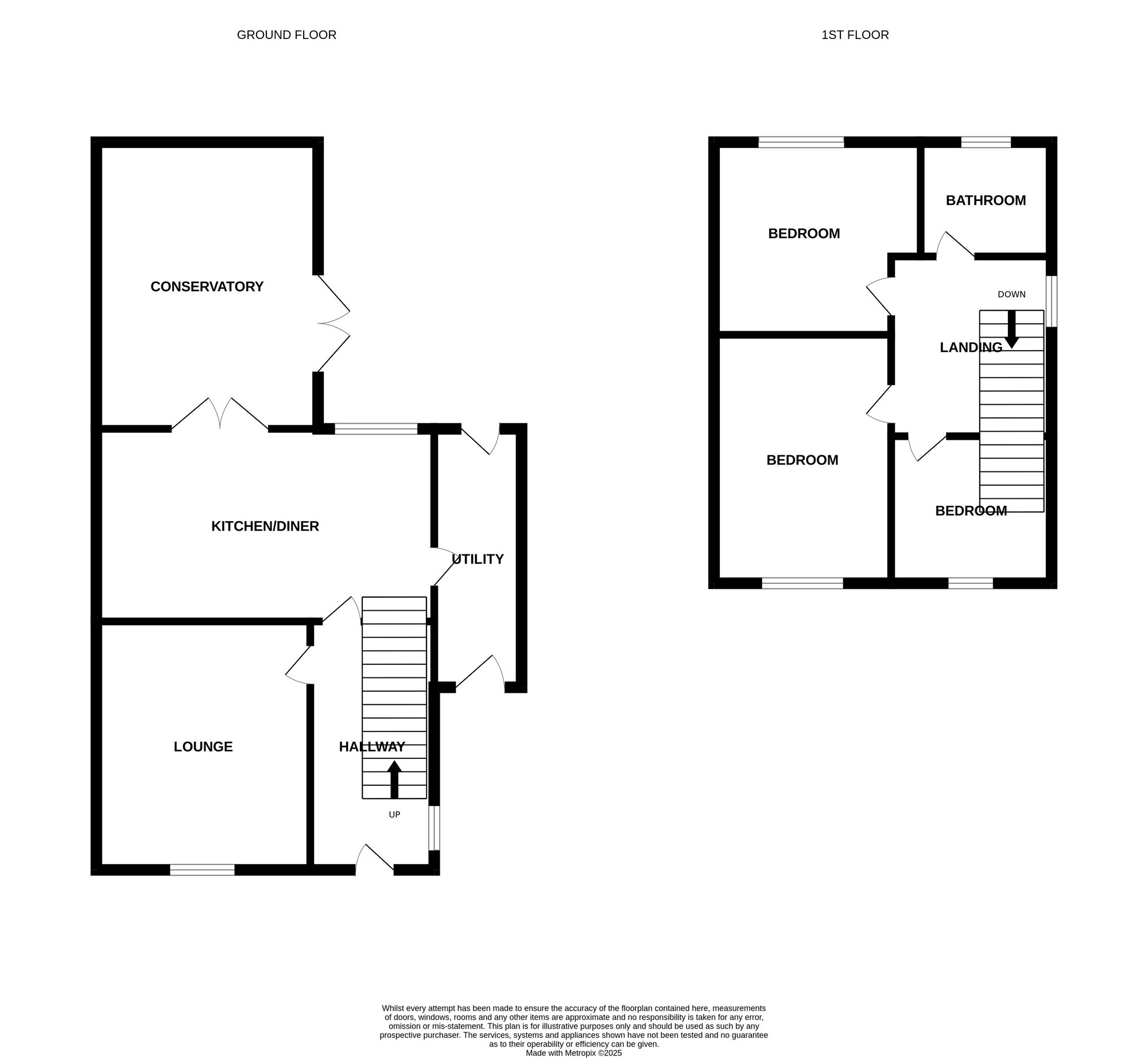 Floorplan of 3 bedroom Semi Detached House for sale, Oldcastle Avenue, Newcastle, Staffordshire, ST5