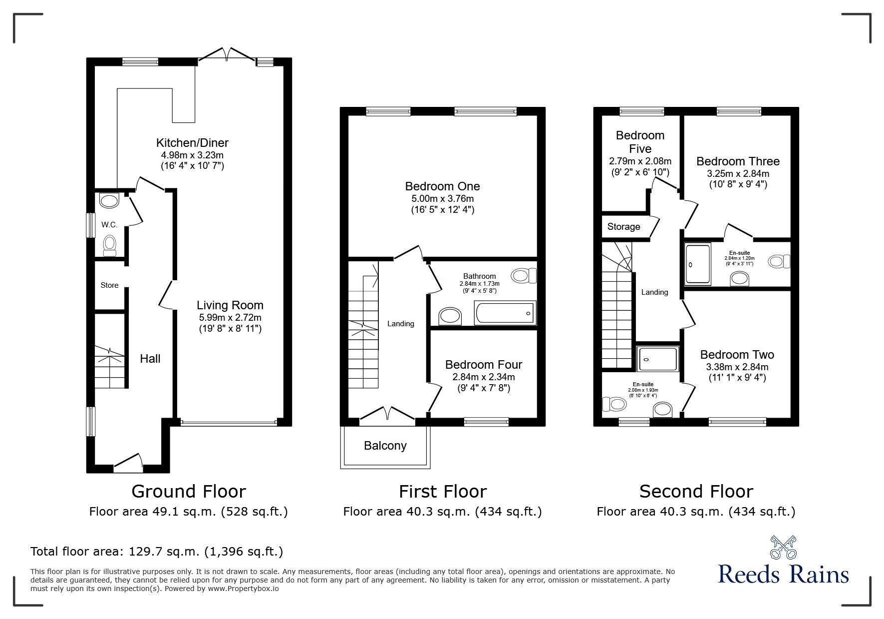 Floorplan of 5 bedroom Semi Detached House to rent, Sytchmill Way, Stoke-on-Trent, Staffordshire, ST6